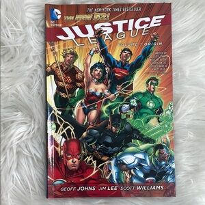 JUSTICE LEAGUE   - VOL 1-  ORIGIN    TRADE PAPERACK   - DC COMICS NEW 52